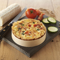 Tarte courgette tomate chèvre